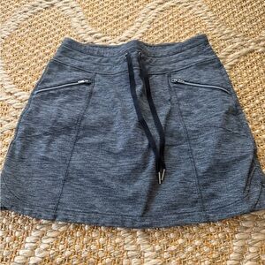 Athleta Everyday Active Drawstring Skort - Heather Gray